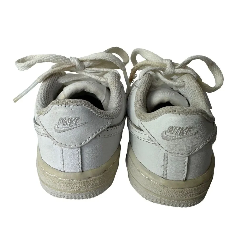 Nike‎ Air Force Toddler Size 4C Low Top Sneakers White